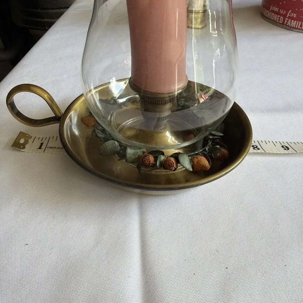 Vintage Brass Taper Candle Holder - Elegant Pillar Stand - Classic Home Decor